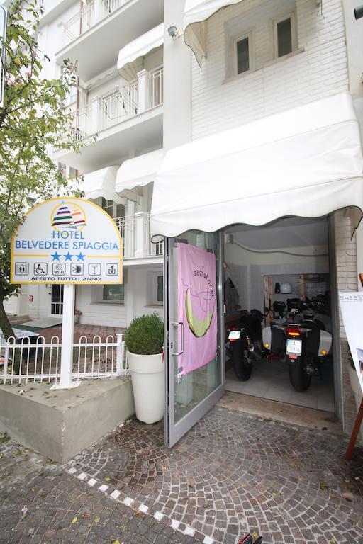 Hotel Belvedere Spiaggia ريميني المظهر الخارجي الصورة